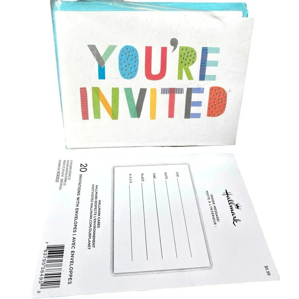 Hallmark Invitations Cards You’re Invited Bundle 40 Cards Total Brand New Cards